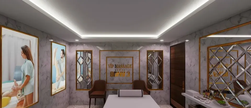 고급스러운 인테리어의 VIP 마사지룸